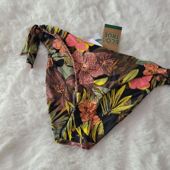 🍹VOLCOM JUST HIBISCUZ HIPSTER BIKINI BOTTOM SIZE M - Picture 6 of 8
